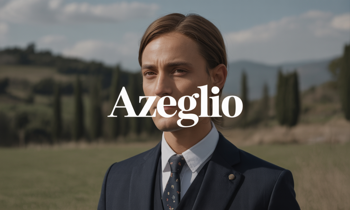 Illustration liée à l’origine et à l’histoire du nom de famille Azeglio