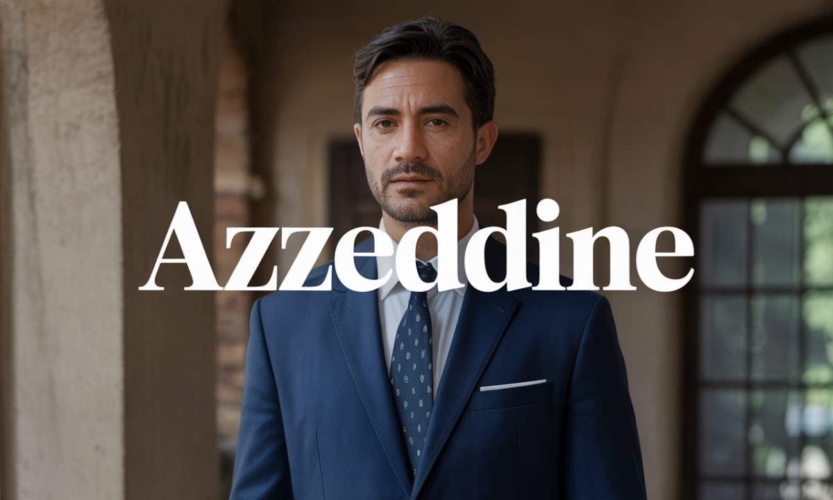 découvrez azzeddine, un prénom riche en histoire et en signification, porté par des personnalités inspirantes.