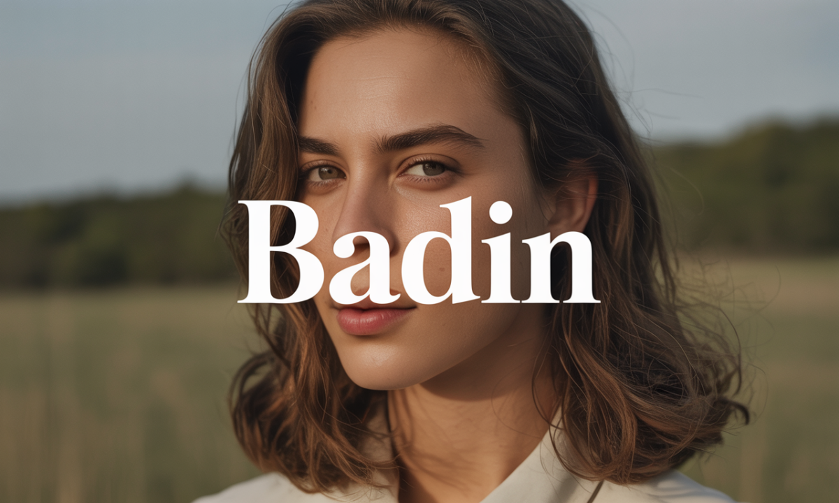 Illustration de Badin, Noms de famille