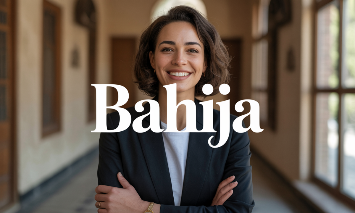 Illustration symbolique liée à l’origine du prénom Bahija