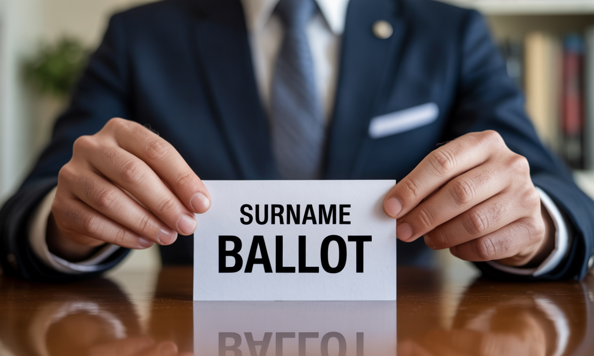 Illustration de Ballot, Noms de famille