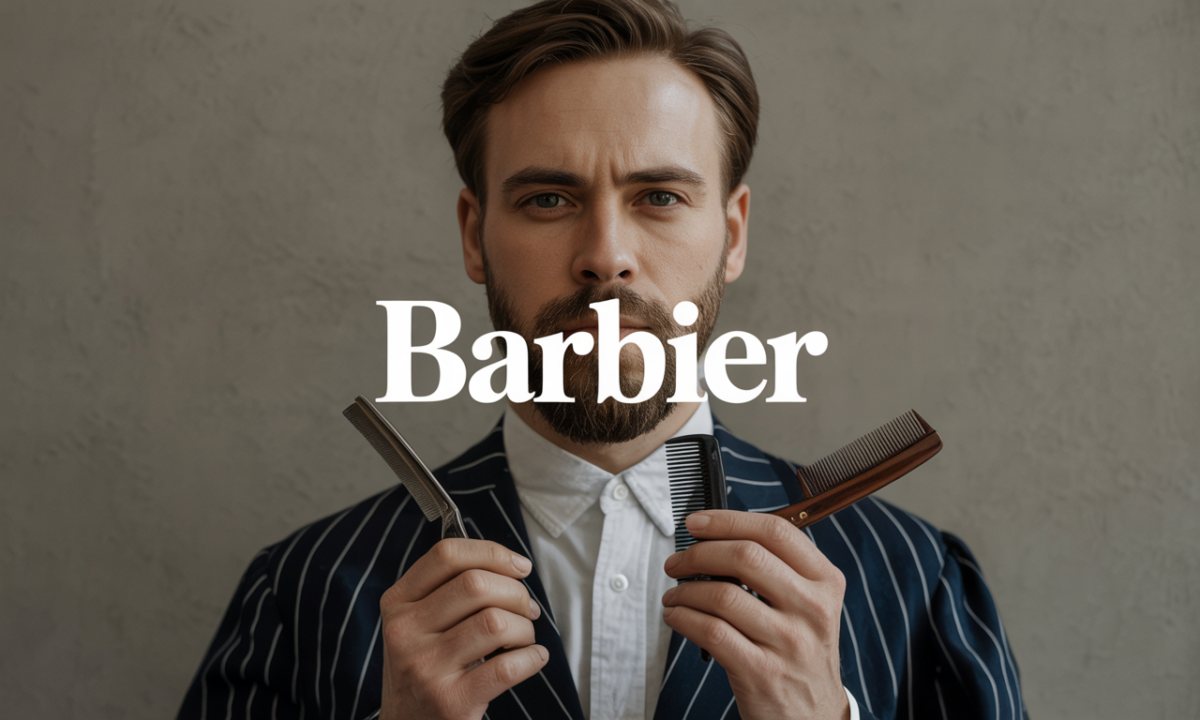 Illustration de Barbier, Noms de famille