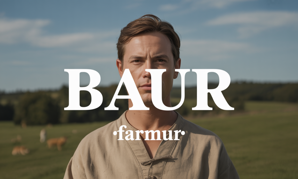 Illustration de Baur, Noms de famille