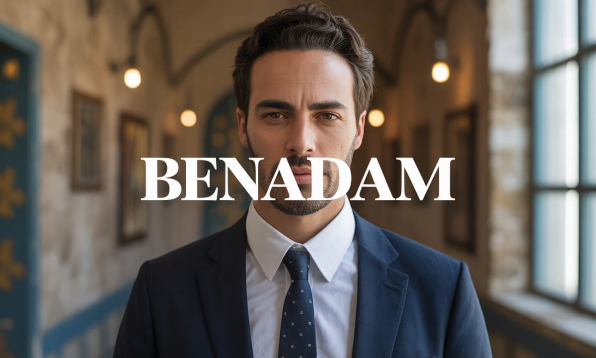 Illustration liée à l’origine et à l’histoire du nom de famille Benadam