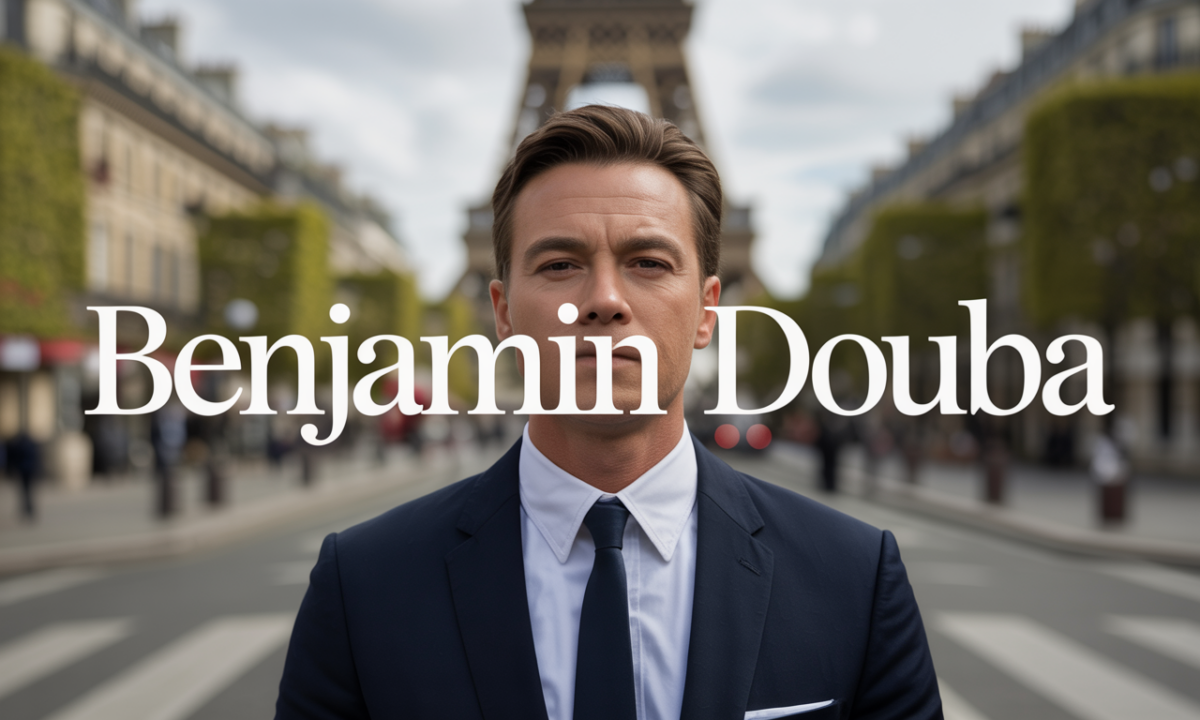 Illustration de Benjamin Douba Paris, personnalité publique