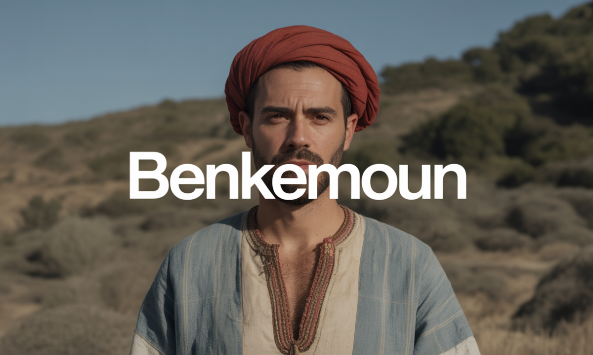 Illustration liée à l’origine et à l’histoire du nom de famille Benkemoun