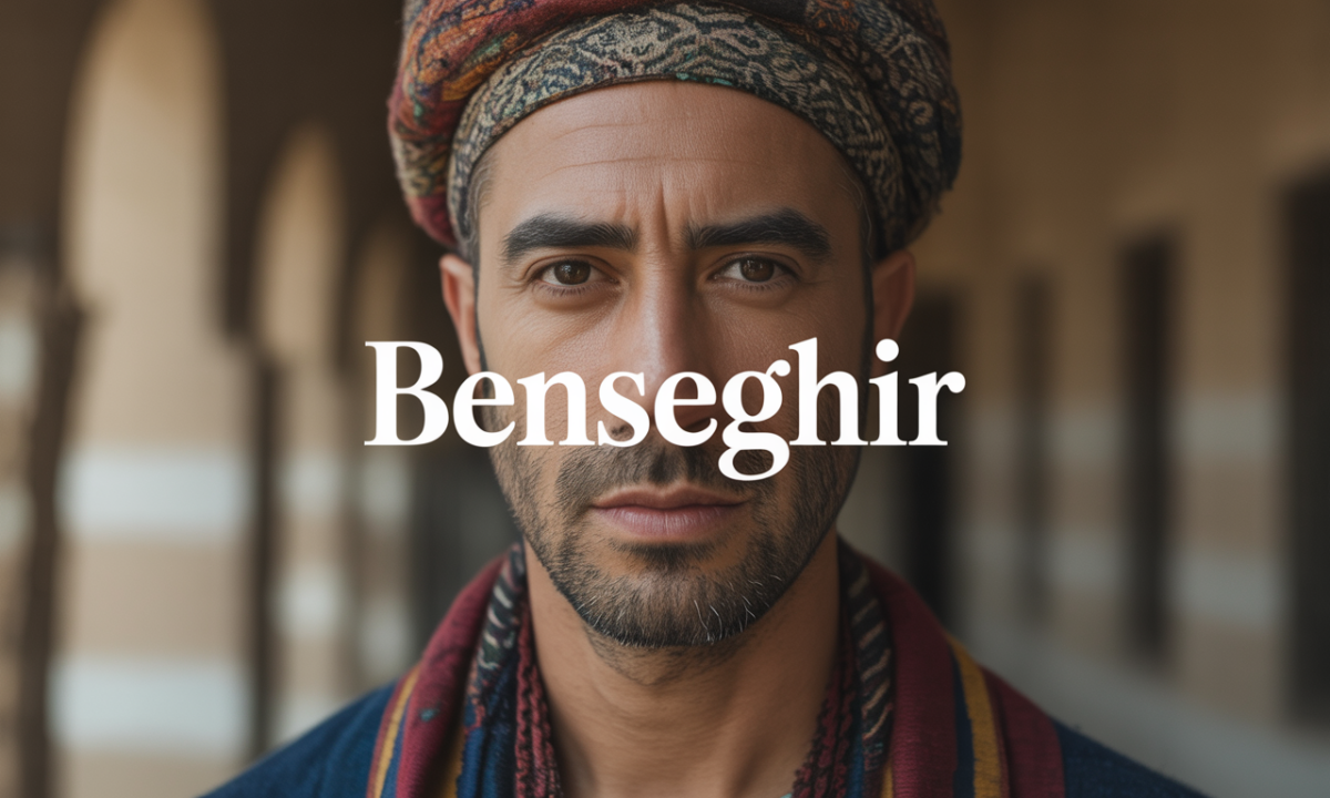 Illustration liée à l’origine et à l’histoire du nom de famille Benseghir