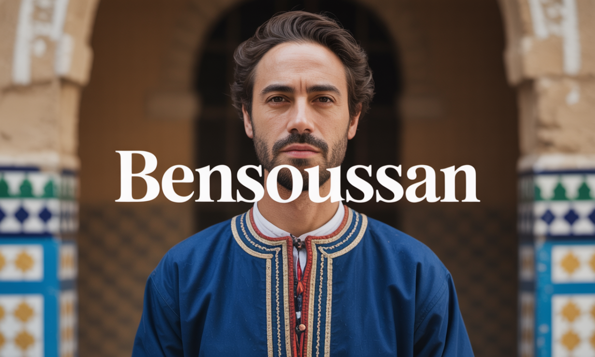 Illustration liée à l’origine et à l’histoire du nom de famille Bensoussan