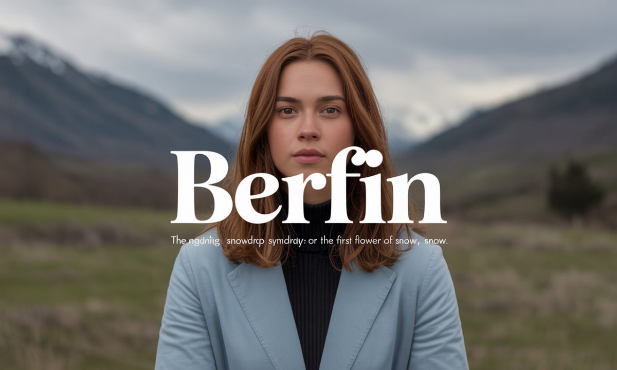 découvrez berfin, un prénom unique et moderne qui allie élégance et originalité.