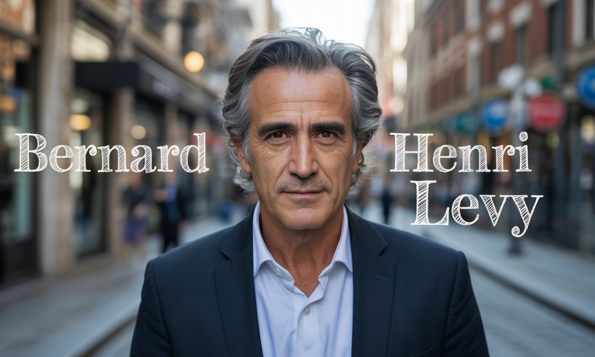 Illustration de Bernard Henri Levy, personnalité publique