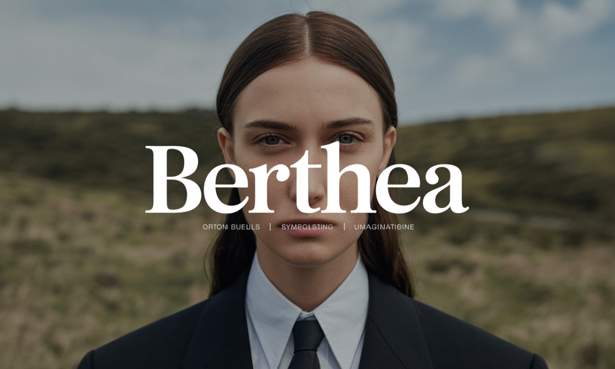 Illustration symbolique liée à l’origine du prénom Berthea