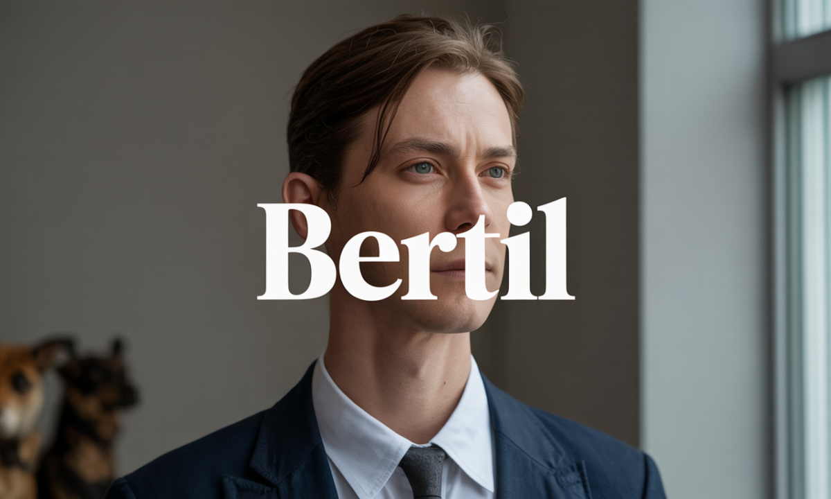 Illustration de Bertil, Prénoms