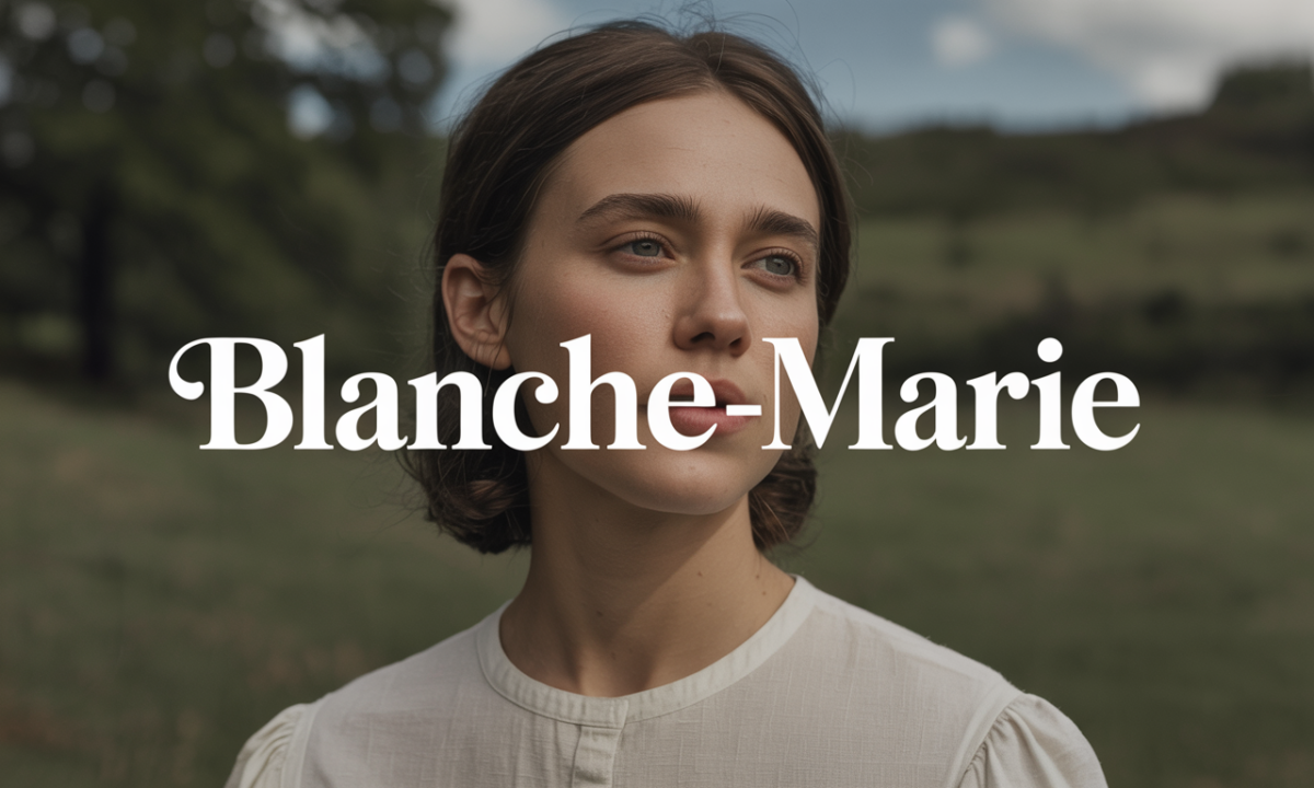 Illustration de Blanche-marie, Prénoms