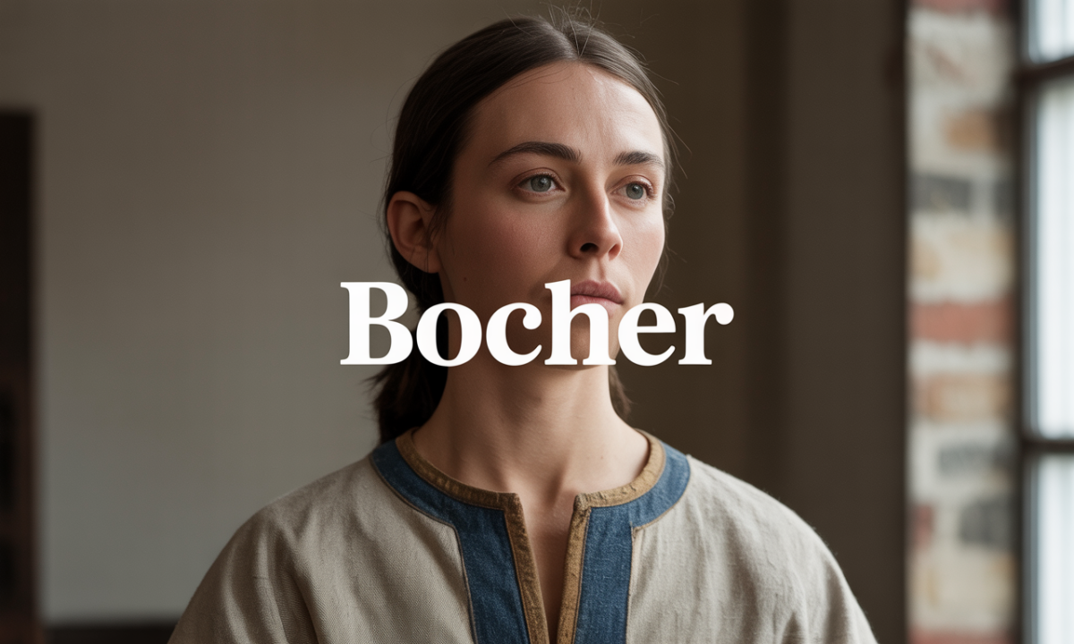 Illustration de Bocher, Noms de famille