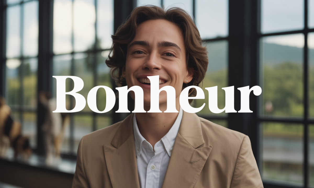 Illustration symbolique liée à l’origine du prénom Bonheur