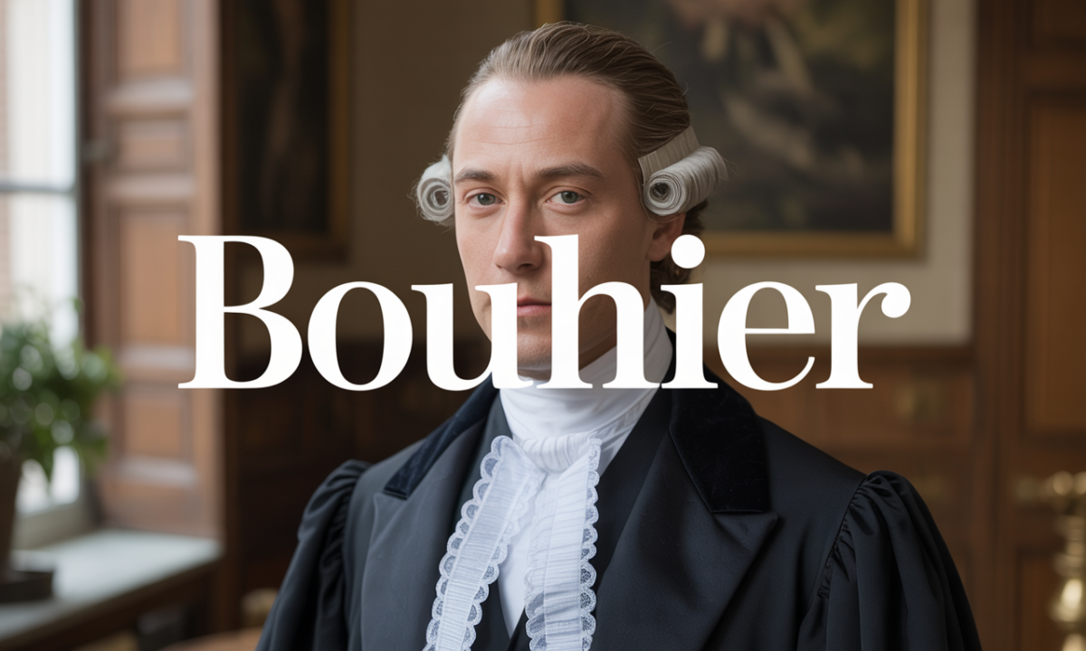 Illustration de Bouhier, Noms de famille