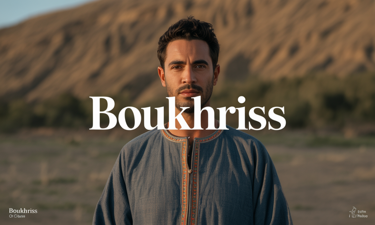 Illustration liée à l’origine et à l’histoire du nom de famille Boukhriss