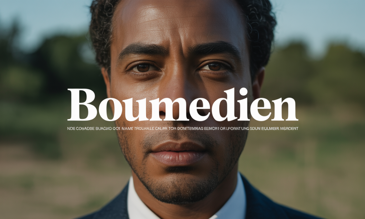 découvrez boumedien, une référence incontournable alliant expertise et innovation pour répondre à vos besoins avec excellence.