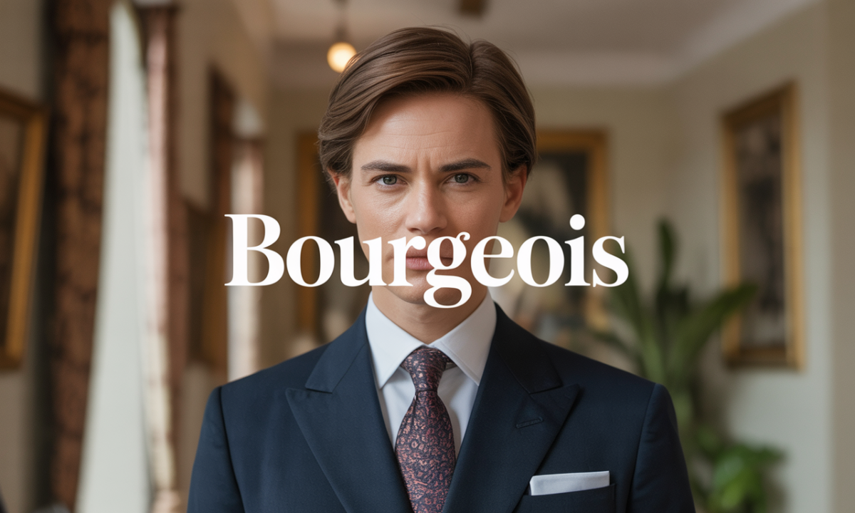 Illustration liée à l’origine et à l’histoire du nom de famille Bourgeois