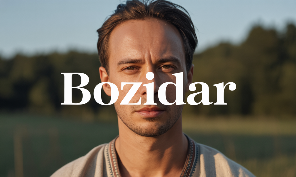 Illustration de Bozidar, Prénoms