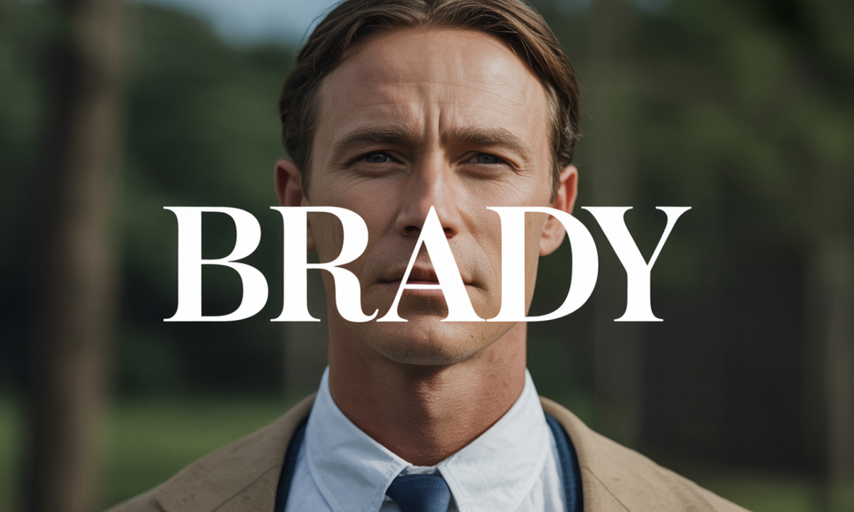 Illustration symbolique liée à l’origine du prénom Brady