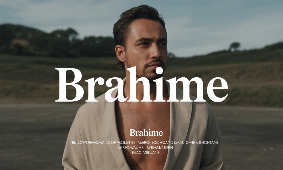 découvrez brahime, un prénom unique et plein de caractère, porteur d'histoire et de personnalité.
