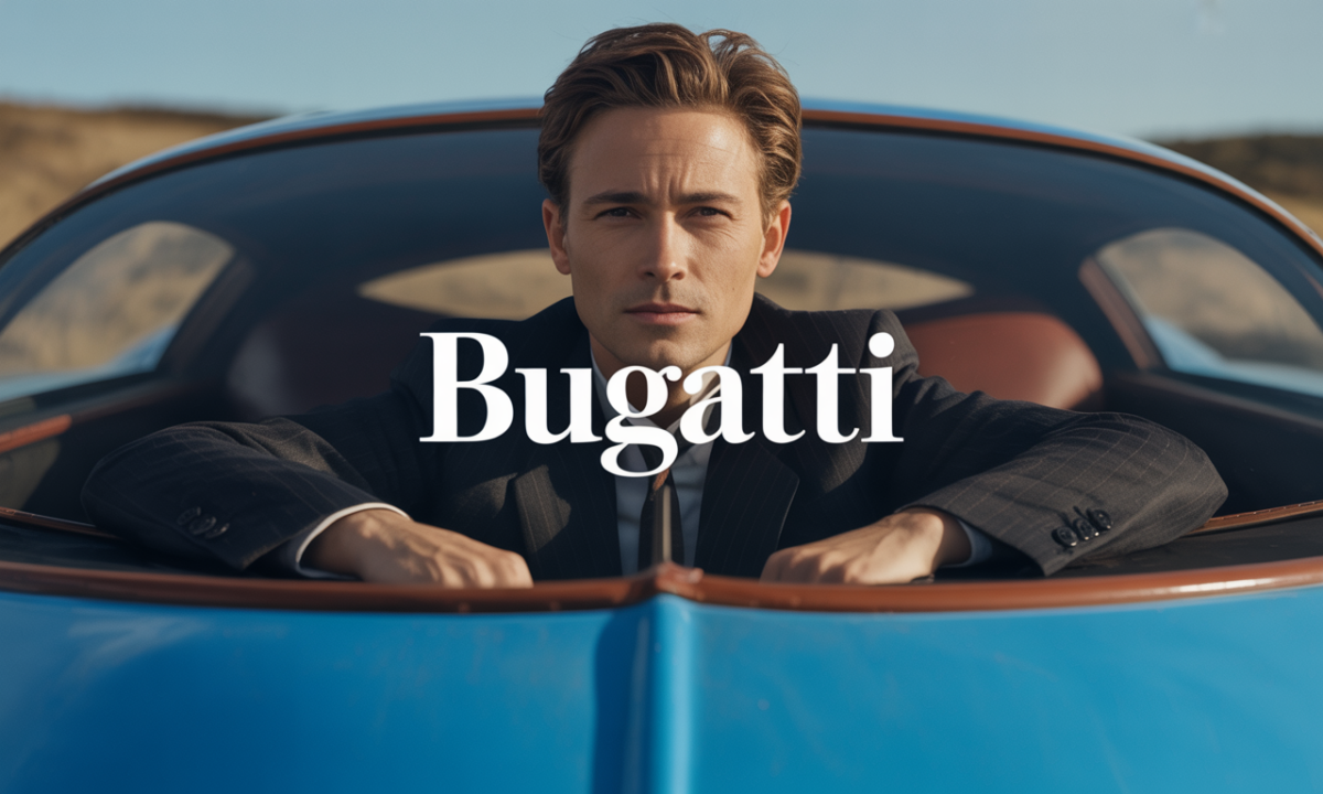 Illustration liée à l’origine et à l’histoire du nom de famille Bugatti