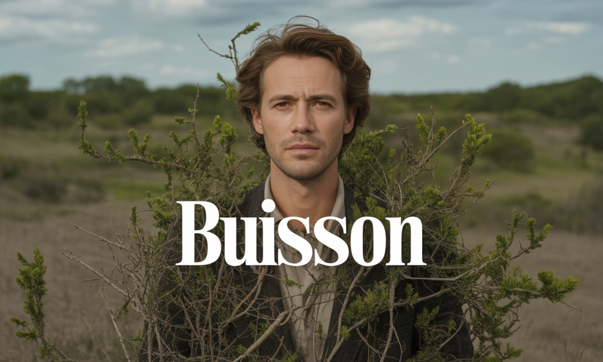 Illustration liée à l’origine et à l’histoire du nom de famille Buisson