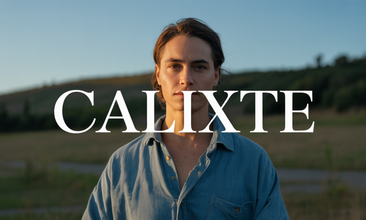 Illustration symbolique liée à l’origine du prénom Calixte