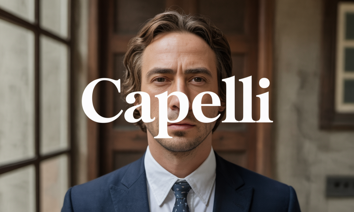 Illustration de Capelli, Noms de famille