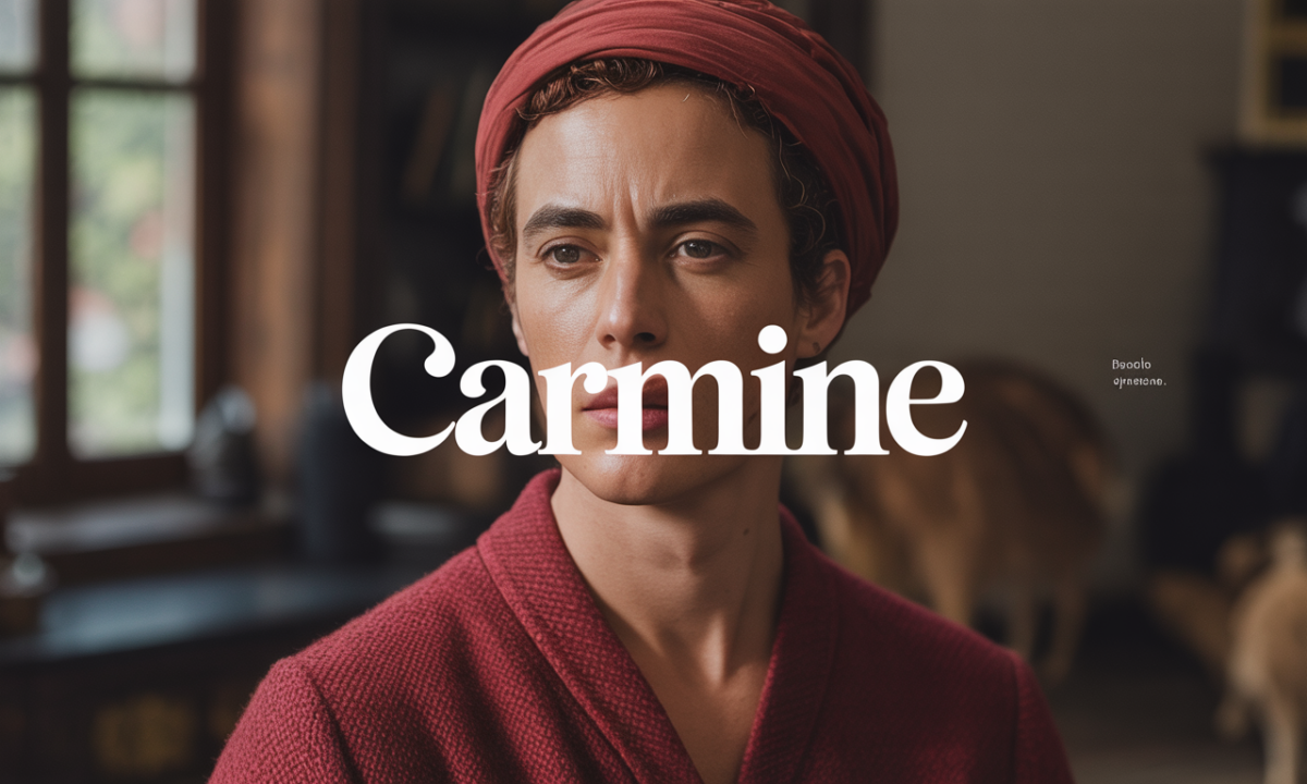 découvrez carmine, une expérience unique mêlant passion et créativité, où chaque détail raconte une histoire vibrante et authentique.