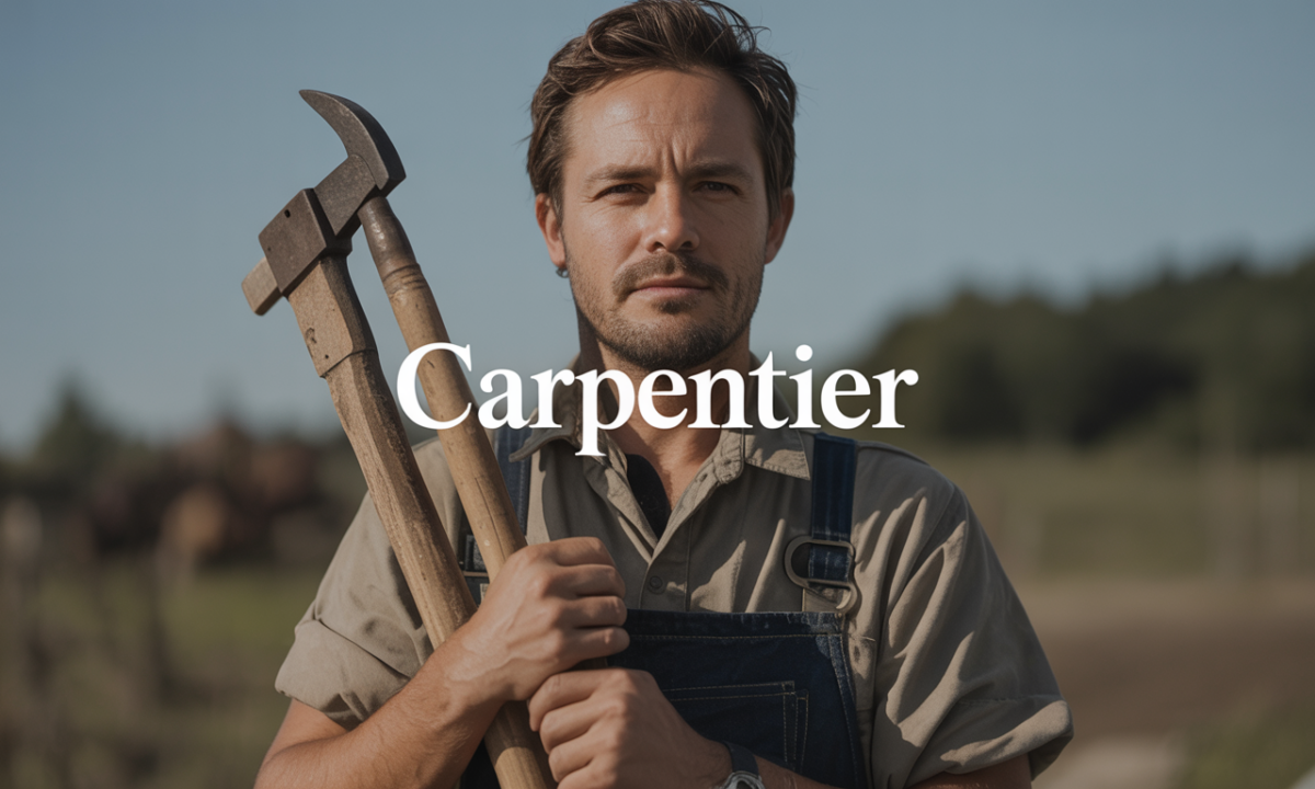 Illustration liée à l’origine et à l’histoire du nom de famille Carpentier