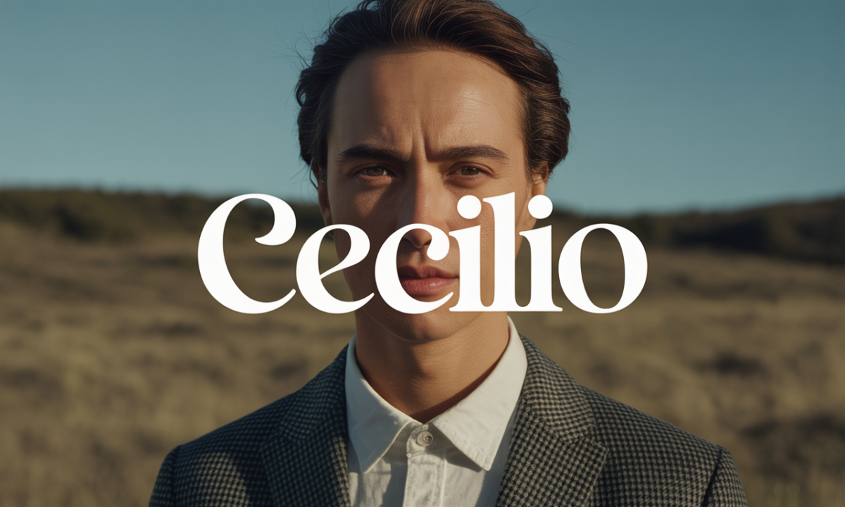 Illustration de Cecilio, Prénoms