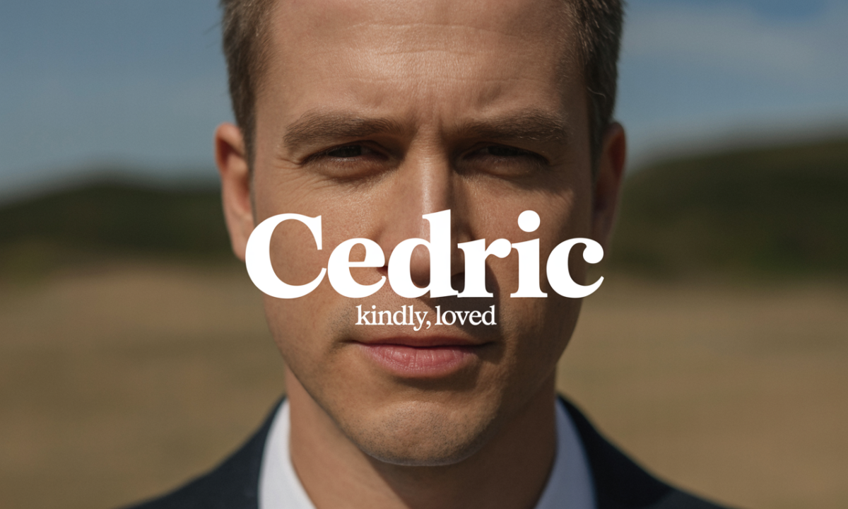 Illustration symbolique liée à l’origine du prénom Cedric