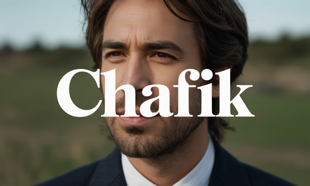 Illustration de Chafik, Prénoms