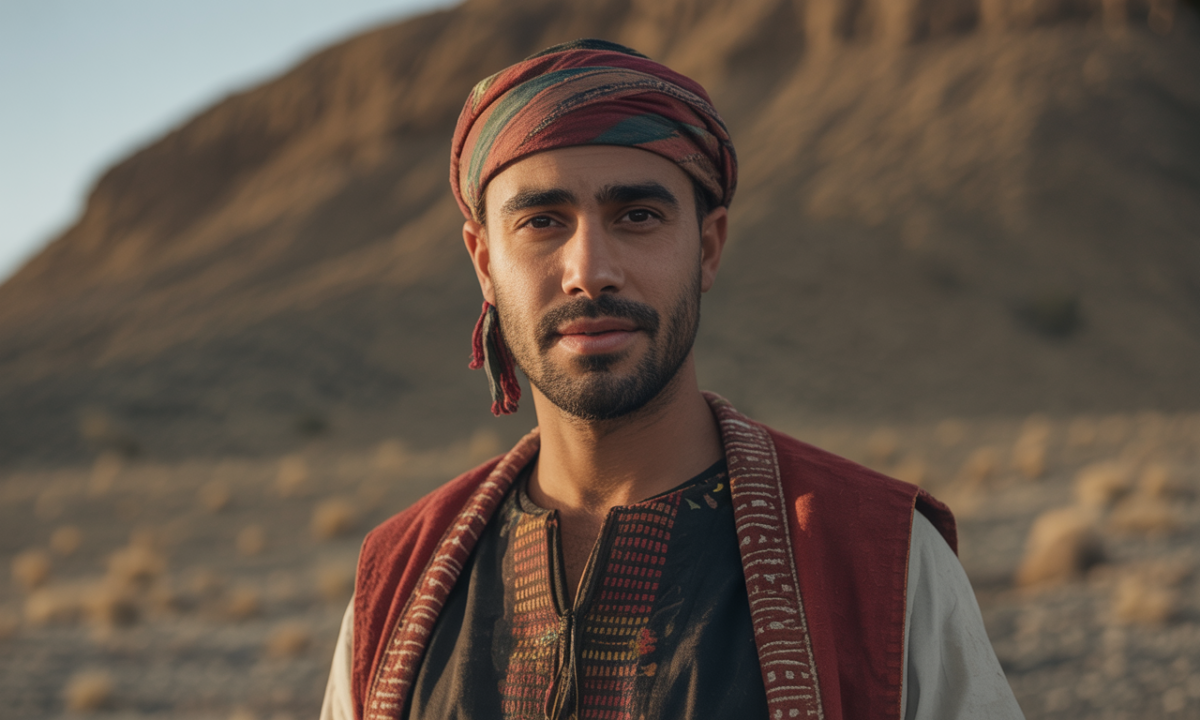 Illustration liée à l’origine et à l’histoire du nom de famille Chaoui