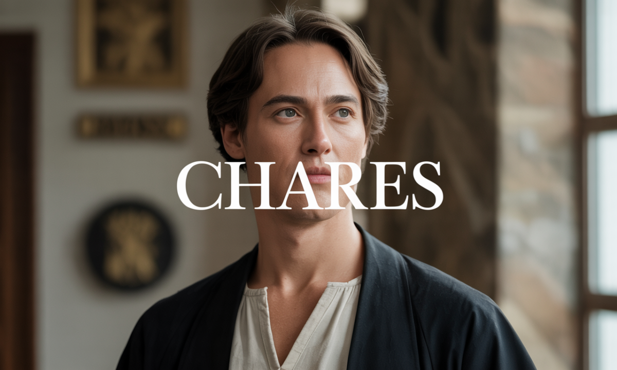 Illustration symbolique liée à l’origine du prénom Chares