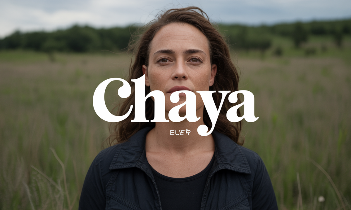 Illustration de Chaya, Prénoms