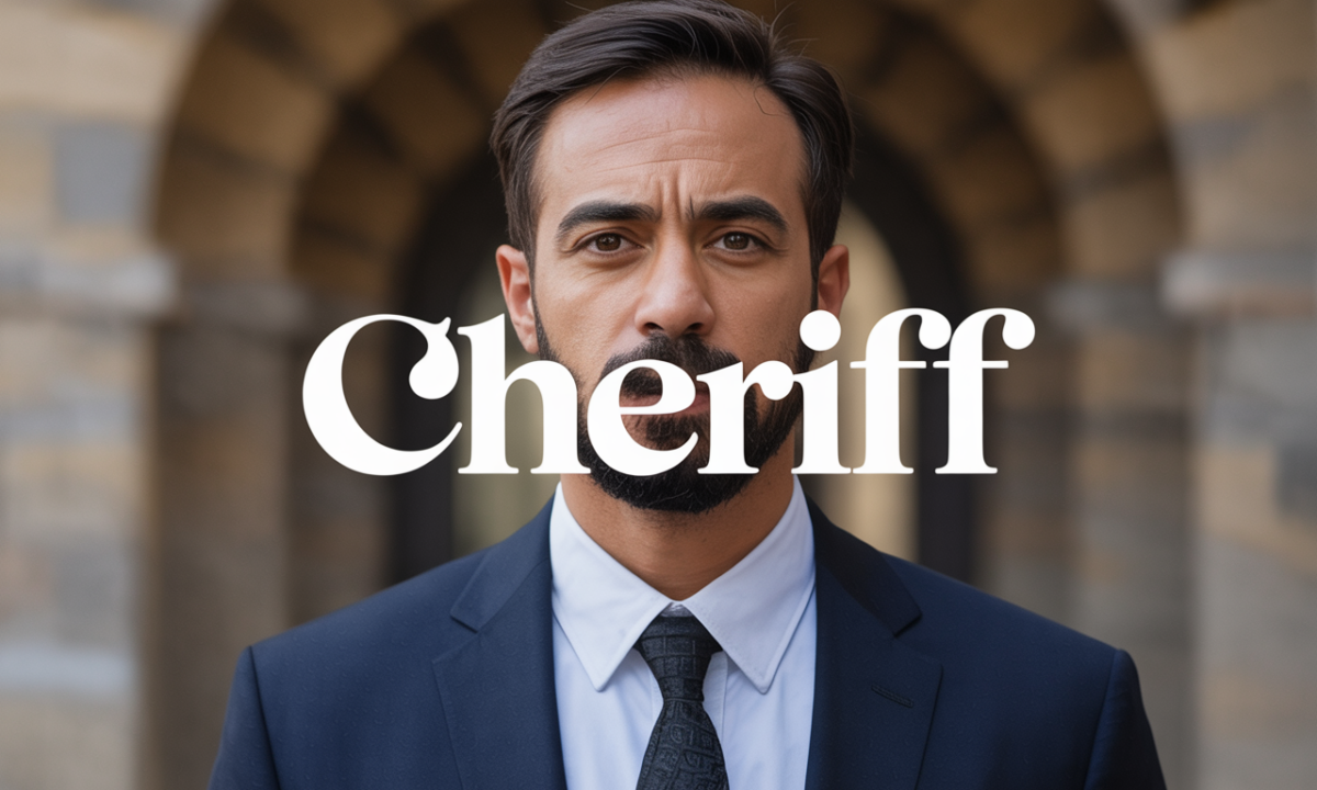 Illustration symbolique liée à l’origine du prénom Cheriff