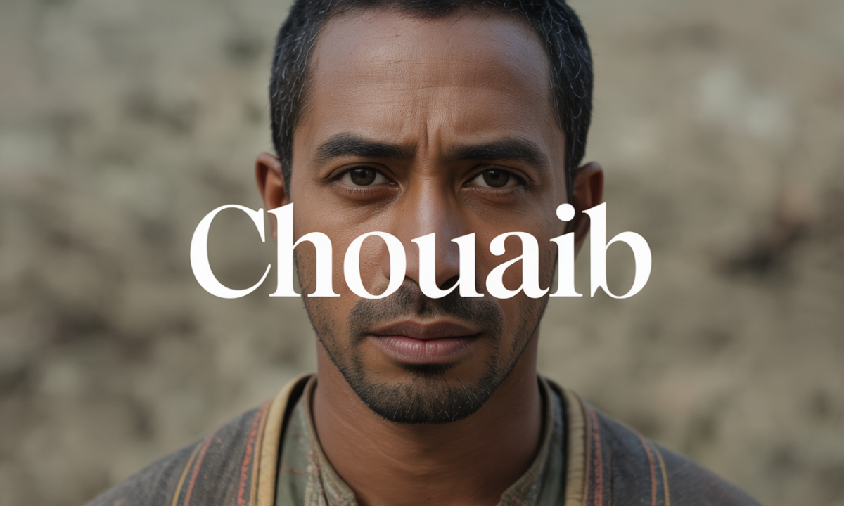 Illustration symbolique liée à l’origine du prénom Chouaib