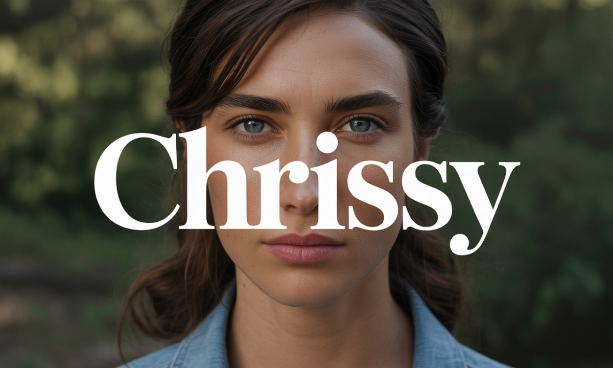 Illustration symbolique liée à l’origine du prénom Chrissy