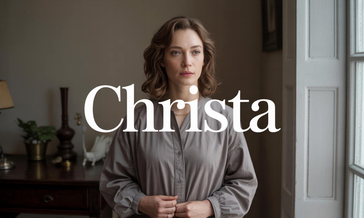 Illustration de Christa, Prénoms