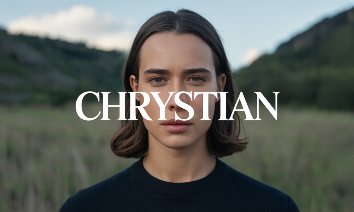 Illustration symbolique liée à l’origine du prénom Chrystian