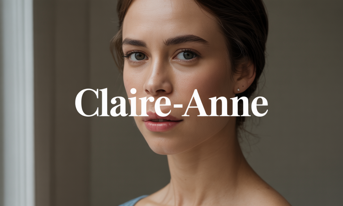 découvrez claire-anne, un prénom élégant et intemporel, parfait pour une personnalité unique et pleine de charme.