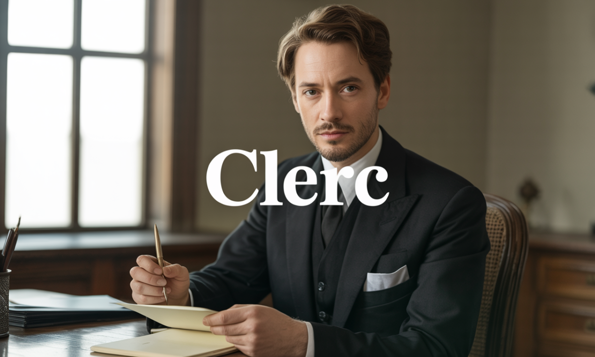 Illustration de Clerc, Noms de famille