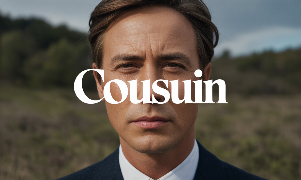 Illustration liée à l’origine et à l’histoire du nom de famille Cousin