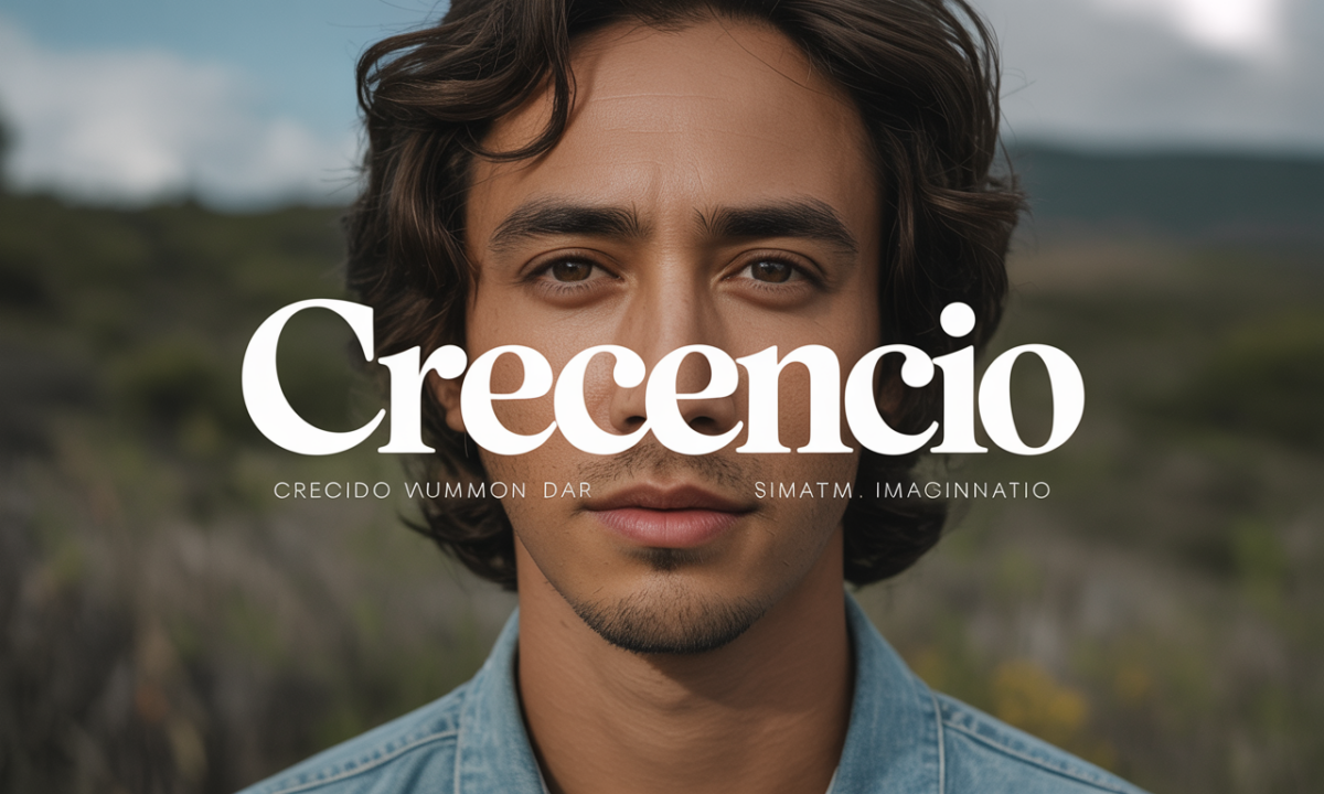 Illustration symbolique liée à l’origine du prénom Crecencio