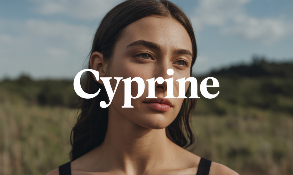 Illustration symbolique liée à l’origine du prénom Cyprine