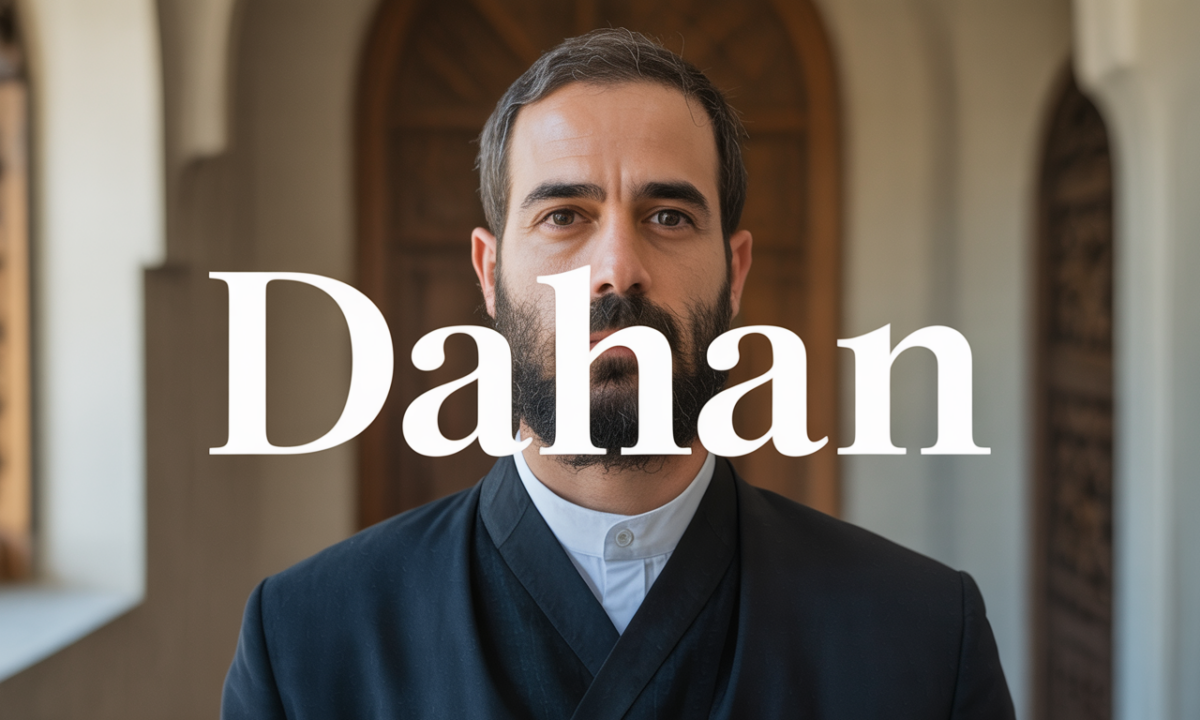 Illustration liée à l’origine et à l’histoire du nom de famille Dahan