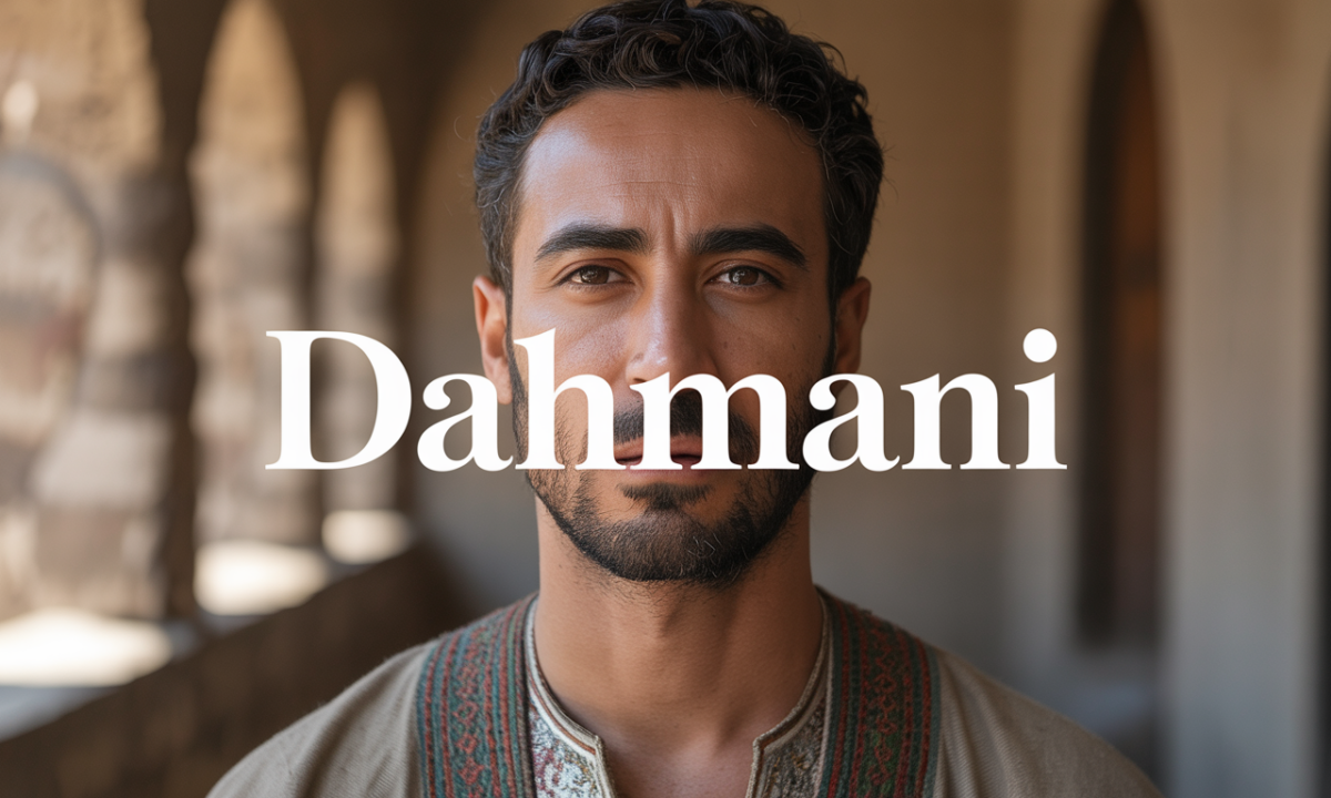 Illustration de Dahmani, Noms de famille